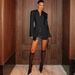 2025s Wind 2025 Winter New Women's Fashion Advanced Design Temperament Slimming Solid Color Button Suit Coat For Women_ecoleips.com