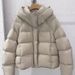 Women's Clothing Fluffy Puffer Jacket With Hood - Oversized Short Coat For Women, Lightweight Winter Cloud-Like Comfort, Trendy Streetwear In 5 Colors_ecoleips.com