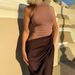 Hot Selling New Women's Round Neck Sleeveless Slim Fitting Patchwork Long Skirt Fashionable Hollow Out Dress_ecoleips.com