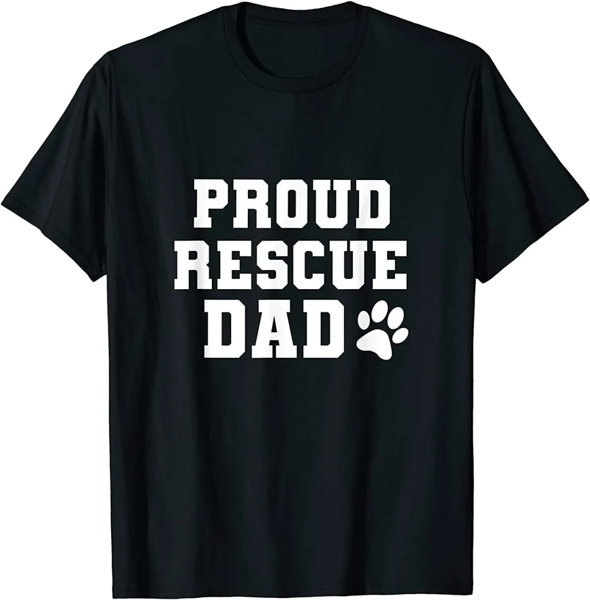 Women's T-Shirts NEW LIMITED Proud Rescue Fathers Day Gift For Lovers Dog Dad T-Shirt_ecoleips.com