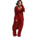 Women's Stretchy Ribbed Three-Piece Set Ultra-Comfy Form-Fitting Sexy Nightclub Outfit Long Sleeve Top High-Waisted Pants 19 Colors_ecoleips.com