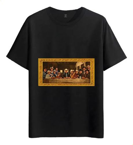 Women's T-Shirts Tshirt Muscle Freaks Last Supper Style Men's Jeans_ecoleips.com