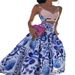 Women's Clothing Printed Halter Skirt Skirt Swing Dress Two-piece Set_ecoleips.com