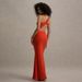 Women's Clothing Summer Sexy One Shoulder Backless Tube Top Dress Ladies Pleated Long Skirt_ecoleips.com