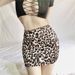 Verve Leopard Snake Print Sexy No Lining Mini Tight Bodycon Short Skirt_ecoleips.com
