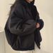 Korean-Style Reversible Sherpa Fleece Jacket, Thickened Winter Coat For Women, Zip-Up Hooded Outerwear In Black, Beige, Blue & Army Green_ecoleips.com