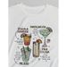 Summer Women's Fashion T-Shirt Short Sleeve round Neck Loose Fit Versatile New Style Cocktail Glass Design_ecoleips.com