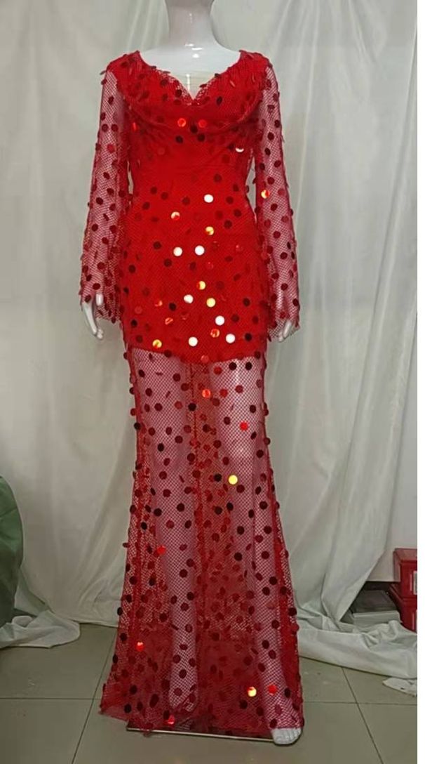 Women's Clothing Dress Bride Female New Wine Red Dress Host Evening Dress Dress_ecoleips.com