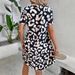 Women's V Neck Short Sleeved Dress 2025temu Cross Border E-commerce Independent Website European & American Style Spring/Autumn Summer Regular Size_ecoleips.com