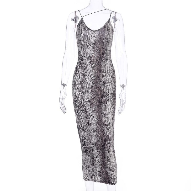 Best-selling In Europe America, 2026 Summer Women's Sleeveless V-neck Fashionable And Sexy Mid-length Dress, Wholesale_ecoleips.com