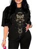 European And American Cross-border Foreign Trade Clothing, Simple Butterfly Round-neck Printed Women's Short-sleeve_ecoleips.com