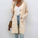 MaoMaoYu European And American Foreign Trade Knitted Autumn Winter 2026 Long Cable Knit Sweater For Women New_ecoleips.com