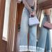Design-sense Patchwork Lace Jeans For Women In Summer, Large-sized, Petite, High-waisted, Loose And Slimming Straight Pants_ecoleips.com