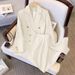 Women's Clothing Plus Size Women's Fashionable Elegant Suit Jacket Spring Chubby Girls Two Piece Set Of Pants_ecoleips.com
