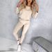 Women’s Clothing autumn new printed two piece long sleeved tops and trousers_ecoleips.com