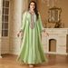 Women's Clothing Popular Muslim Long Sleeved Dress Female Embroidery Loose Large Size Worship Dress Spring New Style_ecoleips.com