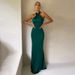 European And American Style 2025 Summer New Sexy Solid Color Slim Sleeveless Backless Dress For Women Wholesale_ecoleips.com