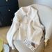 Elegant Knit Cardigan With Peter Pan Collar - Soft & Cozy Women's Sweater For Autumn/Winter, Loose Fit, Layering Essential_ecoleips.com