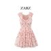 Women's Clothing Floral Skirt Classic Fashion Ruffled Trim Trendy Homme Versatile Clothing For Spring/Autumn Summer_ecoleips.com