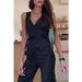 women's spring and summer new style lace-up casual women's tops INS holiday loose multi-color fashion vest_ecoleips.com