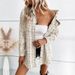 Women's Clothing small fragrance style pocket jacket retro mid length plaid cardigan_ecoleips.com