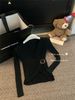 Women's Autumn Winter Slim Fit Knitted Base Layer Top V Neck Long Sleeve Unique Design for Layering Sweaters_ecoleips.com