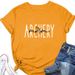 European And American Independent Site Fashion Stylish Women's "archery Mom" Round-neck Short-sleeve T-shirt ._ecoleips.com