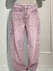 Women's Clothing Spring And Summer New Women's Casual Rhinestone Loose Harem Jeans_ecoleips.com