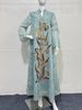 New Mesh Embroidered Dress, Muslim Long Robe, Middle East Dubai Abaya, Arabic Long Robe, Elegant Traditional Attire, Perfect For Special Occasions_ecoleips.com