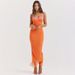 Wind Women's 2025 Summer New Mid Length Lace Wrapped Chest Strap Skirt Sexy Dress For Women_ecoleips.com