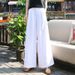 Suitable For All Seasons French Style Draped Women's Loose Straight-Leg Linen Casual Slimming Wide-Leg Long Pants_ecoleips.com