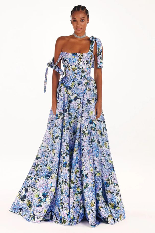 Women's Clothing Spring And Summer Off Shoulder Three Dimensional Tailoring Fairy Long Temperament Evening Dress_ecoleips.com