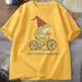 Off To Cause A Kerfuffle Frog T-Shirt Funny Weirdcore Sayings Unique Tshirt Adults Joker Women Graphic Tee Women Summer Tops Y2K_ecoleips.com