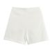 Verve 2024 Summer New Women's Fashion Simple Sleeveless Button Decorated Vest Casual Shorts Set_ecoleips.com