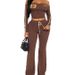 Women's Sexy Casual Off-Shoulder Slim Fit Suit European American Style New Spring Fashion Elegant Versatile Cross Border Wholesale Clothing_ecoleips.com