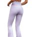 Women's Clothing Advanced Sense Sports Fitness Pants High Waist Hip Lifting Yoga Pants Women's Cloud Sense Breathable Comfortable Flared Pants_ecoleips.com