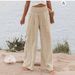Suitable For All Seasons High Waist Casual Cotton Linen Loose Spring Summer Women's Straight Leg Hot Selling Long Pants_ecoleips.com