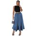 Women's Clothing Plus Size Women's Fishtail Skirt With Elastic Waist Fashion Long Skirt For Women For Formal & Casual For Women_ecoleips.com