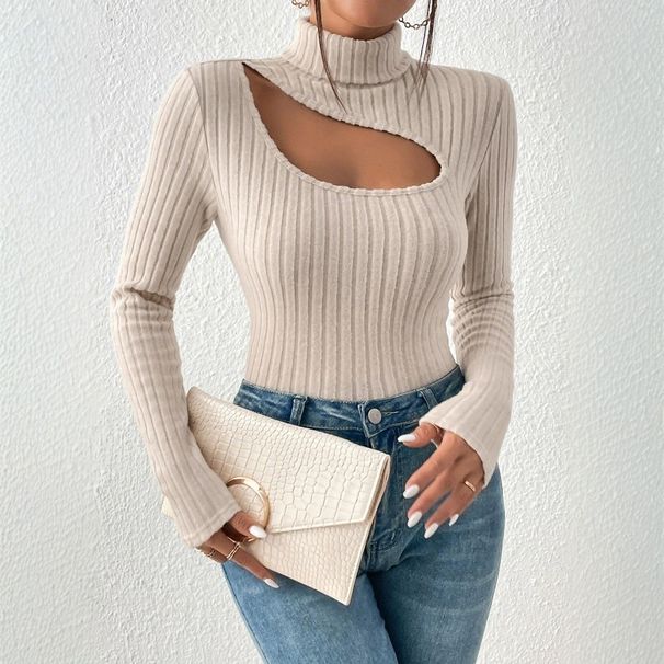 Voya Women's Clothing European And American Light Mature Style T-shirt For Spring And Summer 2026, Elegant Slim Fit And Slimming Short Top_ecoleips.com