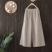 Suitable For All Seasons 【】Flowing Wide-Leg For Women, Spring/Summer New Thin Style, Artistic Loose High-Waist Slimming Casual Long Pants_ecoleips.com