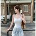 Purely Alluring Sexy Lace Trimmed Tank Top Women, New Summer Design, Stylish Camisole For Layering_ecoleips.com