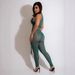 Women's Clothing Sexy Mesh Two-Piece Pant Sets – Hollow Out See-Through Pleated Summer Outfit"_ecoleips.com
