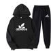 Unisex Two-piece Set Featuring A Hooded Sweatshirt And Cuffed Joggers—casual Sportswear For Students._ecoleips.com