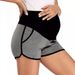 Women's Clothing Maternity Splicing Sports Leisure Elastic Belly Support Comfortable And Fashionable Shorts_ecoleips.com