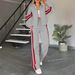 Women's Sporty Contrast Color Jacket & High-Waisted Straight Leg Pants Set – Navy/Green/Grey/White (S-Xxl, Fall Casual Outfit)_ecoleips.com