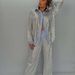 Women's Clothing Loose Casual Sequined Suit Jacket Wide Leg Pants Two Piece Suit_ecoleips.com