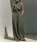 K New Women's Sleeveless Top, Pants, And Casual Set_ecoleips.com