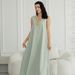 Women's Embroidered Cardigan Vest Set Dress NC93 Muslim Fashion Clothing_ecoleips.com
