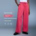Women's Wide Leg Pants For Loose Fit, Slimming, Straight Leg, Thickened, Warm, Suitable For Commuting, Sports, And Casual Wear. D25133_ecoleips.com