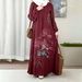 plus Size Women's Long Fashion Printed Pullover Dress Spring/Autumn Style Custom Sizes Available Regular Thickness_ecoleips.com